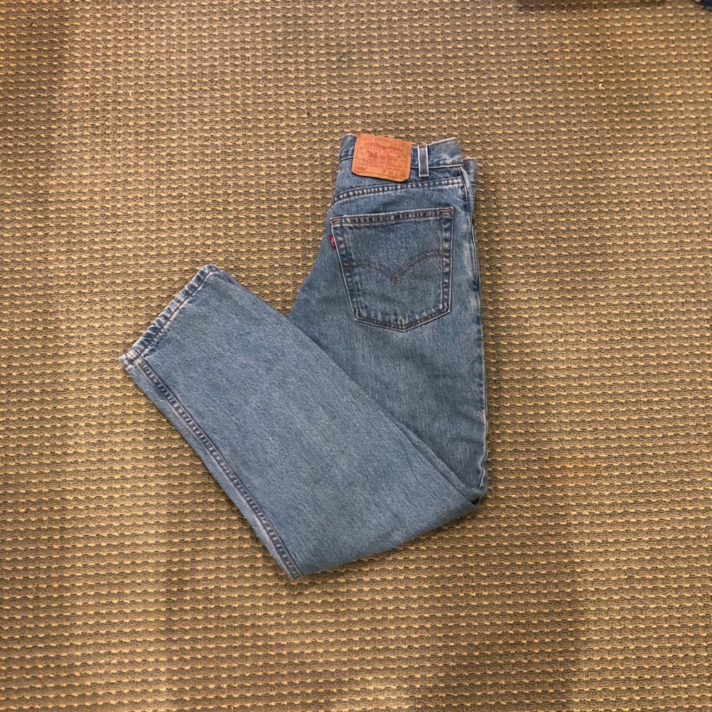 vintage levi straight-leg jeans